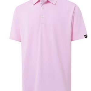 Mens Polo Shirts Short Sleeve Casual Solid Golf Dry Fit Performance Collared XL